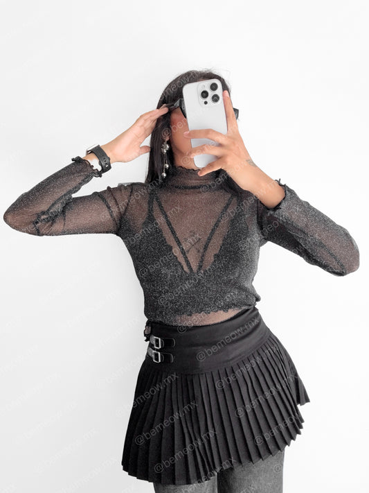 Top Mesh Glitter