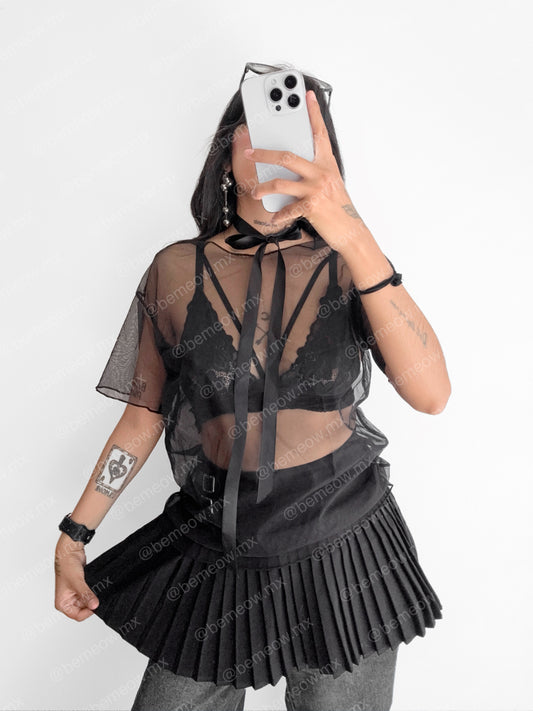Top Mesh Tul Basico