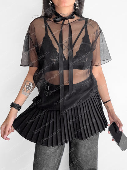 Top Mesh Tul Basico
