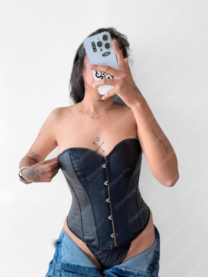 Corset Vinipiel Negro