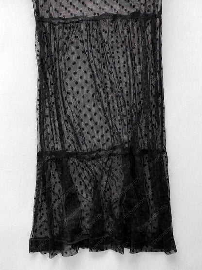Maxi Vestido Mesh Puntitos