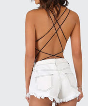 Cargar imagen en el visor de la galería, BODY NEGRO ESPALDA DESCUBIERTA
